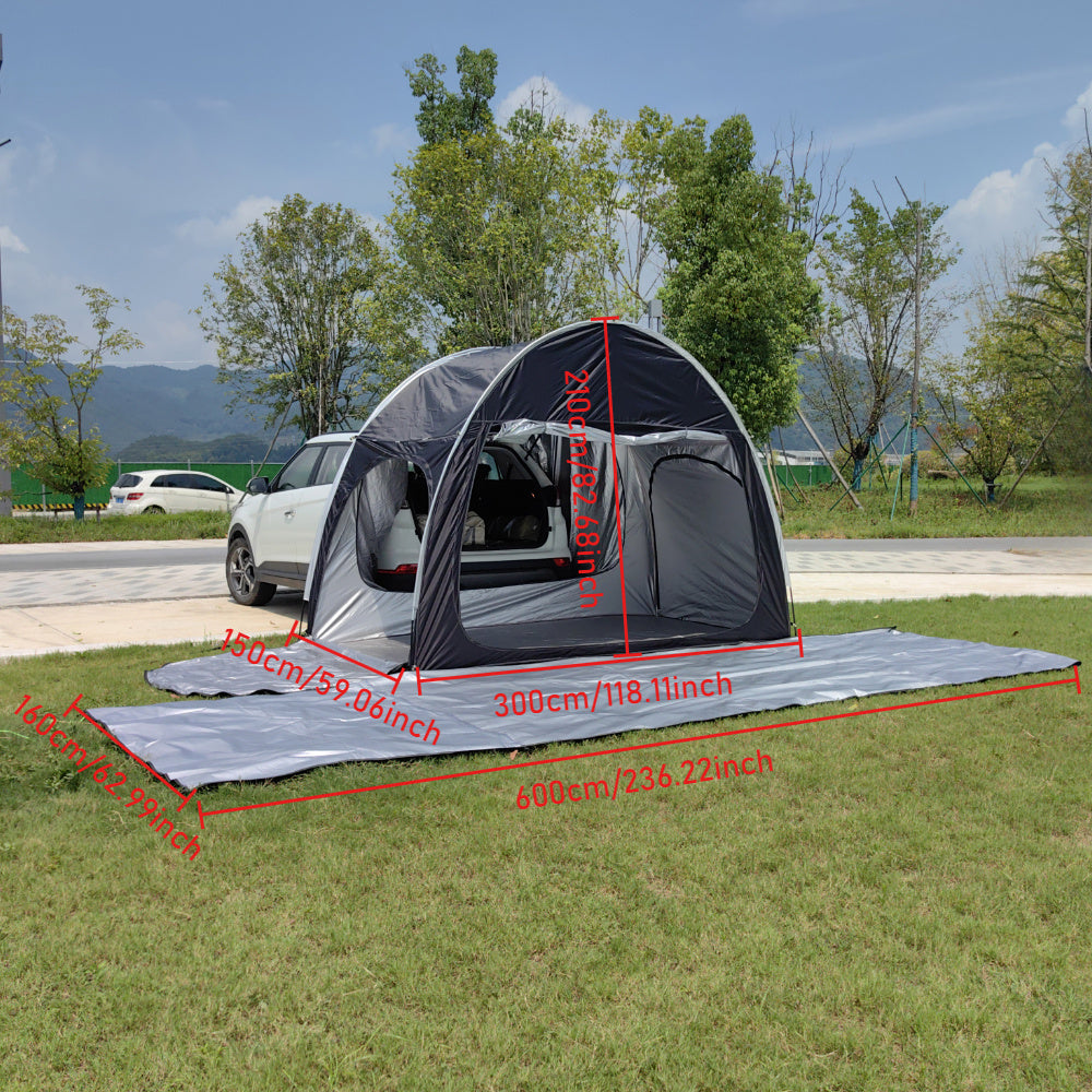 Outdoor Car Tent for SUV – Tailgate Shelter Canopy for Sun Shade, Outdoor Camping, Travel & Adventures