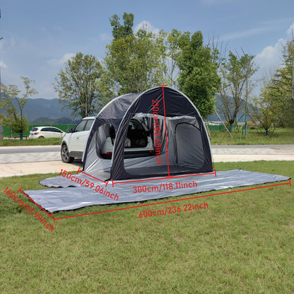 Outdoor Car Tent for SUV – Tailgate Shelter Canopy for Sun Shade, Outdoor Camping, Travel & Adventures