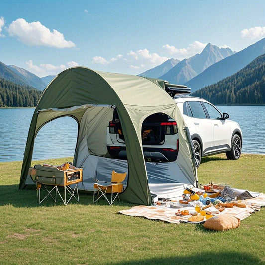 Outdoor Car Tent for SUV – Tailgate Shelter Canopy for Sun Shade, Outdoor Camping, Travel & Adventures